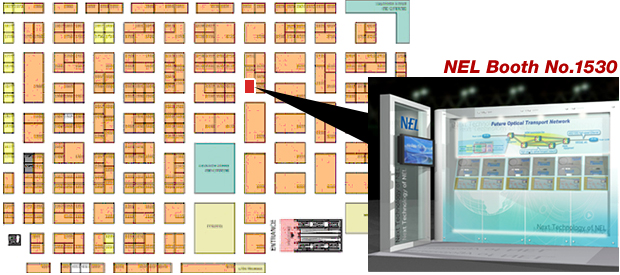 map and NEL booth image