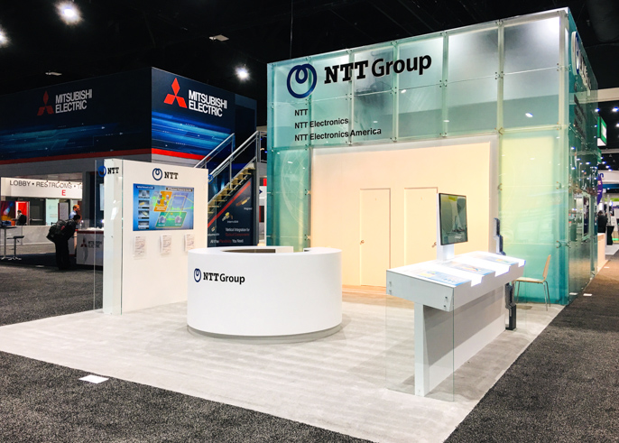 booth image of NTT Electronics