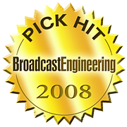 シンボルマーク「PICK HIT Broadcast Engineering 2008」