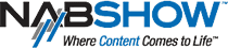ロゴ「NAB SHOW Where Content Comes to Life」（リンク先は情報が更新されている場合があります）